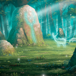 Work Through for Drawing a Nice Natural Cartoon Scene