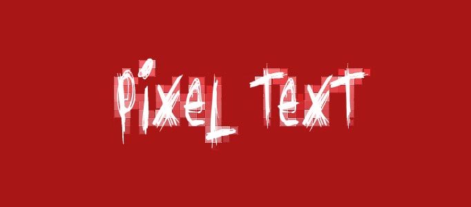 Tutorial for pixel text