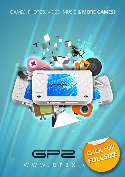 GP2X Console Advertisement Design