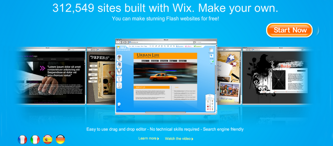 Create a Stunning Flash Website with Wix