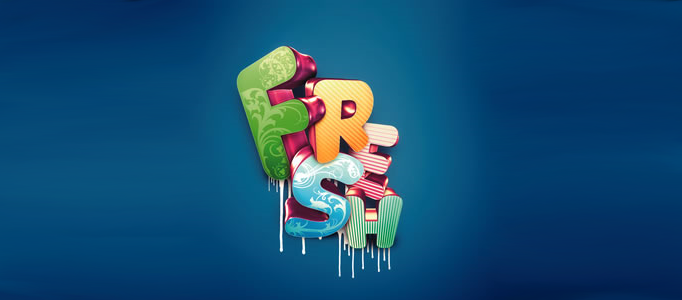 3D typographic effects in Photoshop