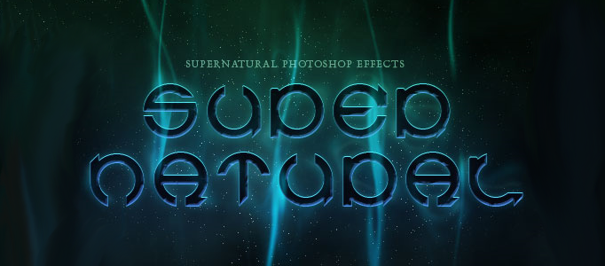 A Slick Supernatural Text Effect