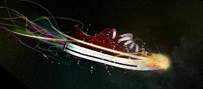 Design a Stunning Sneaker Advert