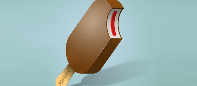 How to Draw a Nice 3D Delicious Ice Cream Bar