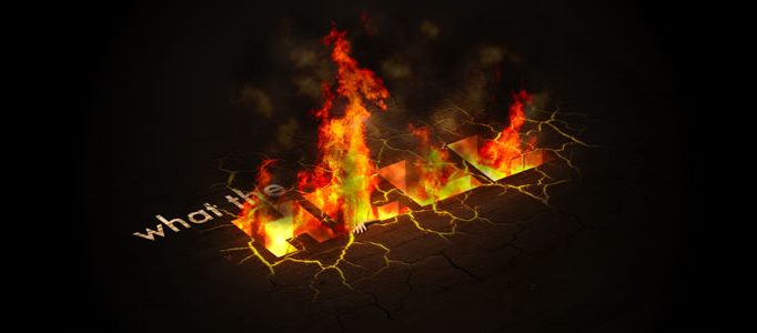 Text Effect – Fire Hell in Photoshop