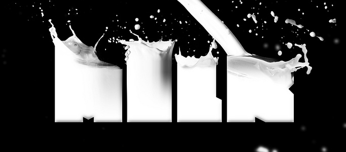 Amazing Milk Typography Effect in Photoshop