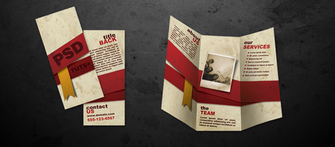 Design a Proper Folded Brochure in Photoshop