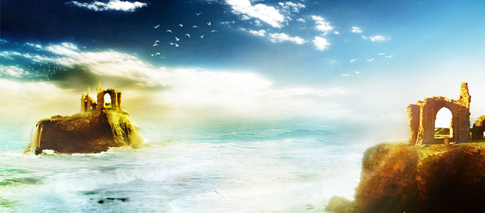 Create an Elegant Island and Sky Scene in Photoshop
