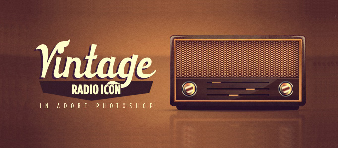 Design a Traditional Radio Image in Photoshop Tutorial