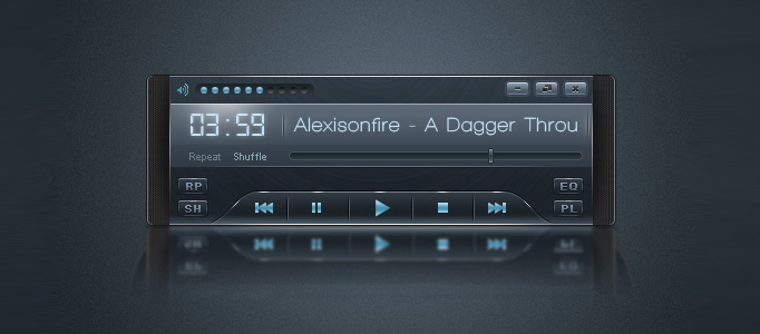 Design an Amazing Media Player Using Photoshop