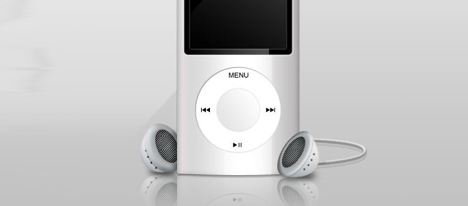 How to Create a Realistically 3D iPod using Photoshop