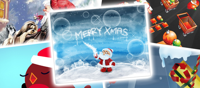 50 Amazing Christmas Tutorials, Templates & Icons