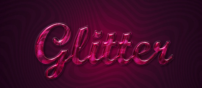 Create an Elegant Text Effect in Purple