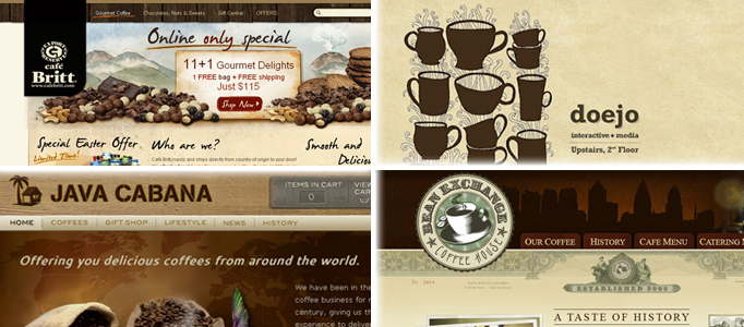 Showcase of Stunning Coffe Web Design