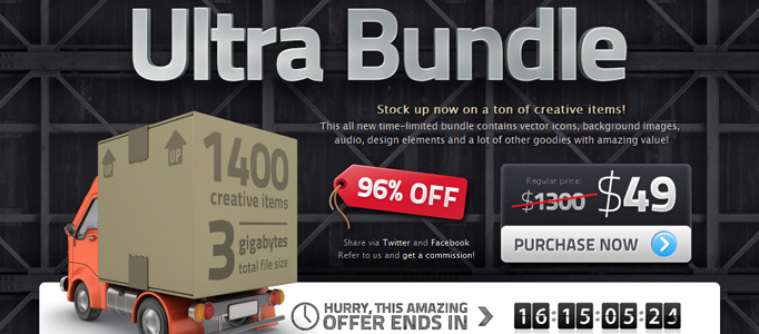 Ultra Bundle $1,300 Design Goodies for $49