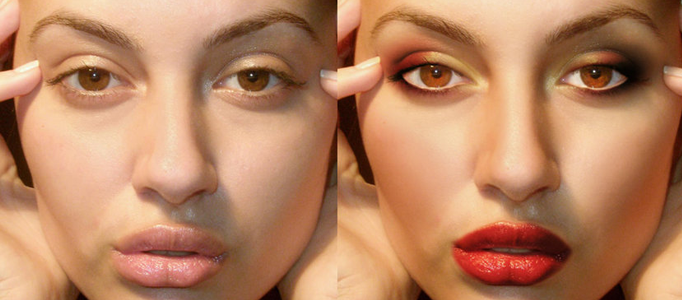 Adding a Proper Make-up using Photoshop