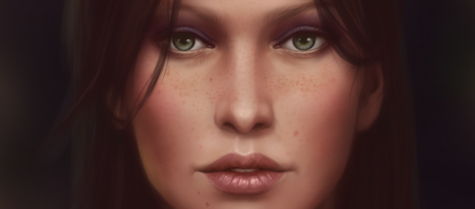 Making of a Nice Lady Portrait in Photoshop