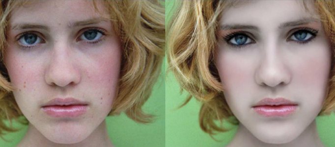 Useful Make-up for a Lady in Photoshop