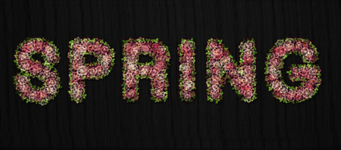 Making of a Flowery Text Effect