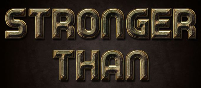 3D Shining Text Effect in Photoshop