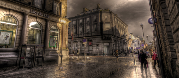 Forming a HDR Photo for a Style Street