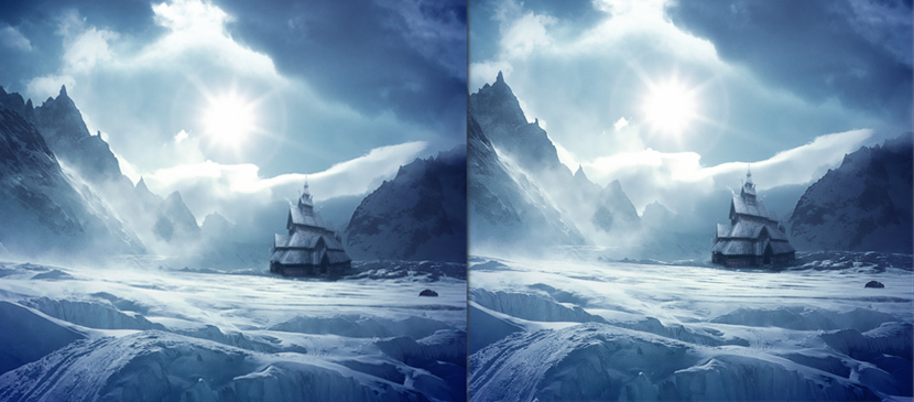 Photo Manipulation for a Nice Snow Village