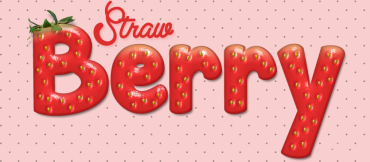 Making a Strawberry Style of Text Effect