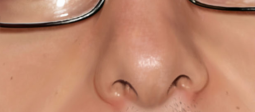 Painting a Realistic Human Nose