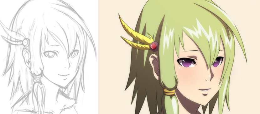 Simple Anime-style Coloring Techniques