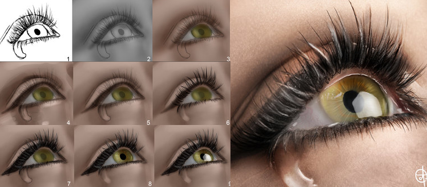 Making a Realistic Human Eye in Photoshop