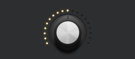 Create a Detailed Audio Rotary Knob Control