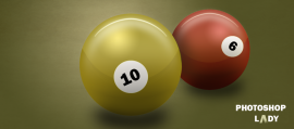 Create a Shiny 3D Snooker Ball in Photoshop