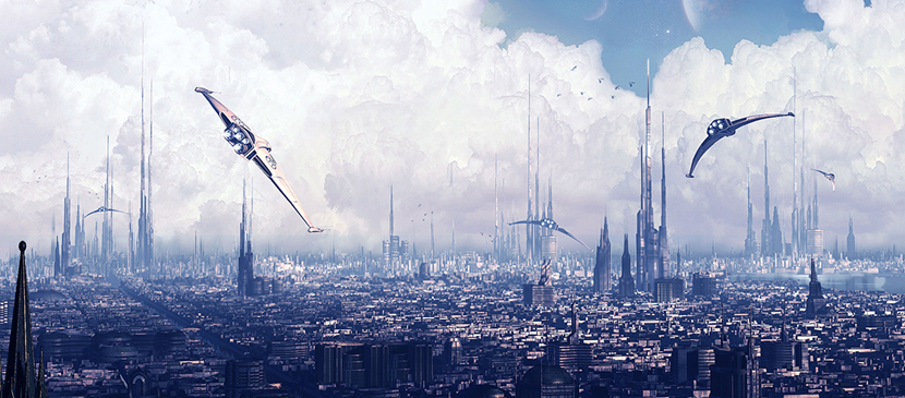 Develop a Modern City with Aircrafts using Photoshop