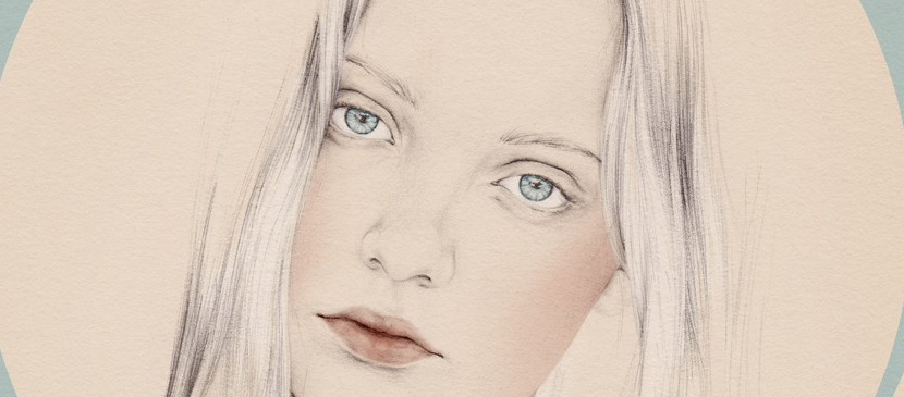 Coloring a Beautiful Lady Portrait