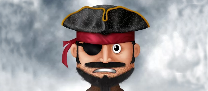 Making a Cartoon Pirate Character in Photoshop