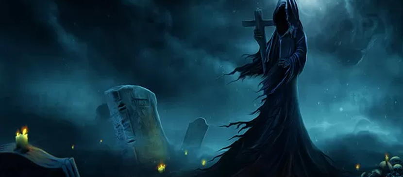 Create a Mysterious Cemetery Scene