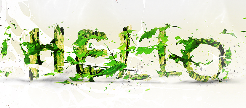 Making a Leafy Effect for Text