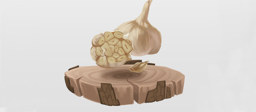 Making some Realistic Garlic using Photoshop