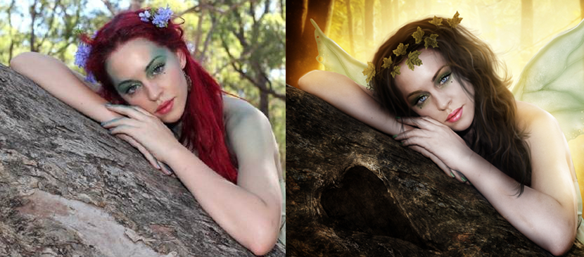 Photo Manipulating your Image into a Beautiful Fairy