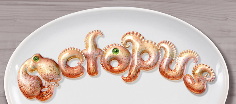 Making 3D Octopus Text Effect