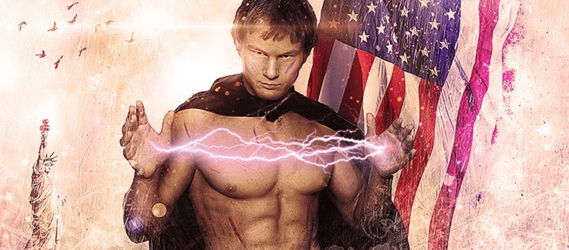 Photo Manipulating a Super Electrified Human