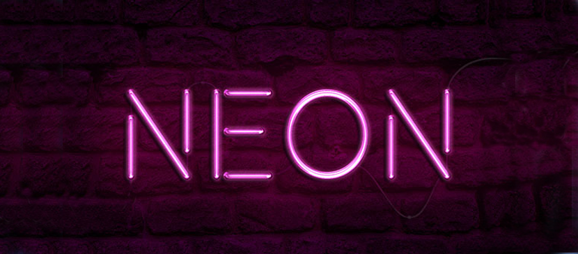 Apply a Neon Light Effect on Text