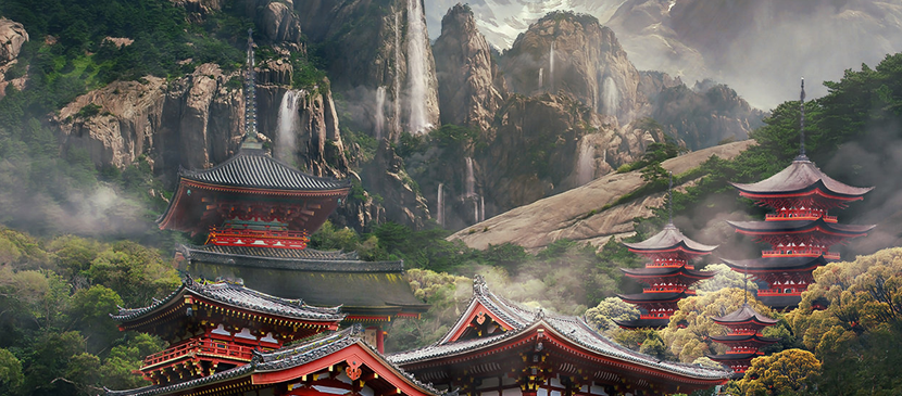 Making an Imaginative Landscape for Temples