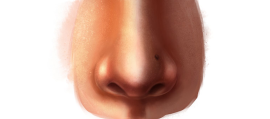 Painting a Realistic Human Nose Easily
