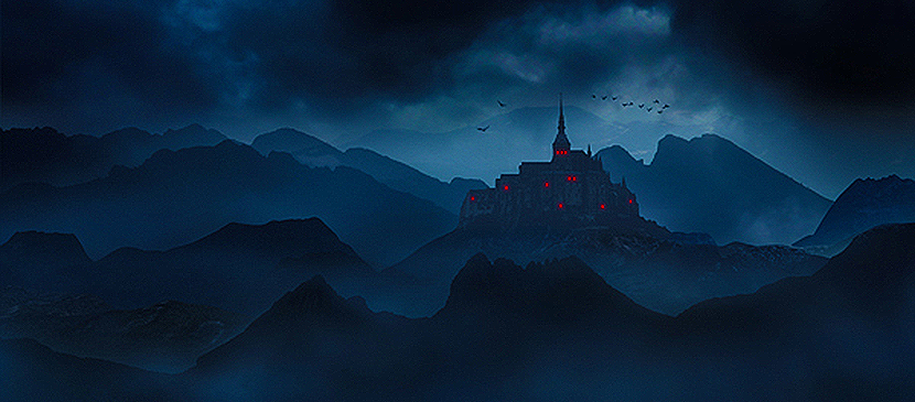 Creative Dark Landscape Matte Painting in Photoshop