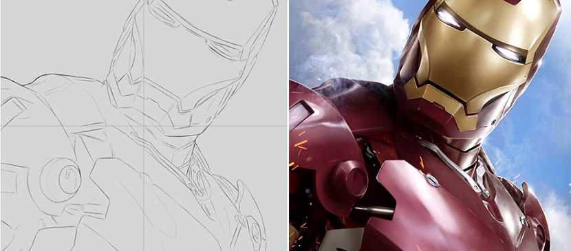 Create Stunning “Iron Man” Fan Art From Scratch