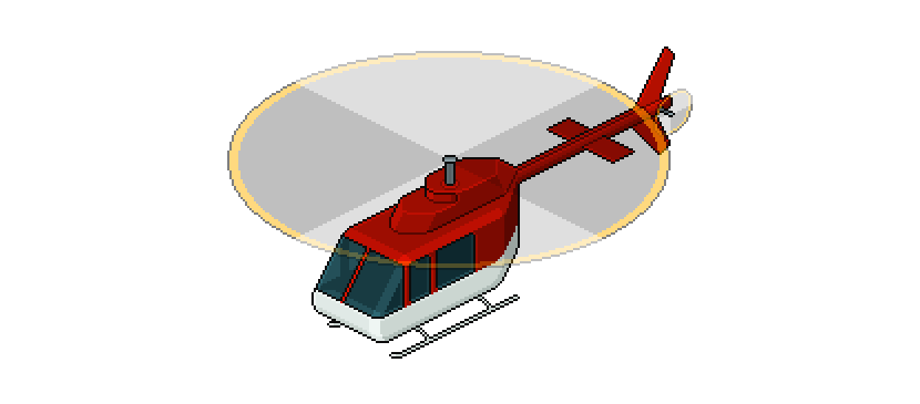 Let’s Create an Isometric Pixel Art Helicopter