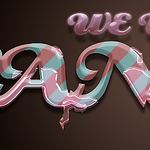 wonderful candy text creation