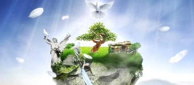 How to Create a Piece of Heaven in Photoshop