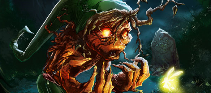 Create a Fantastic Art - a Wooden Man in a Forest